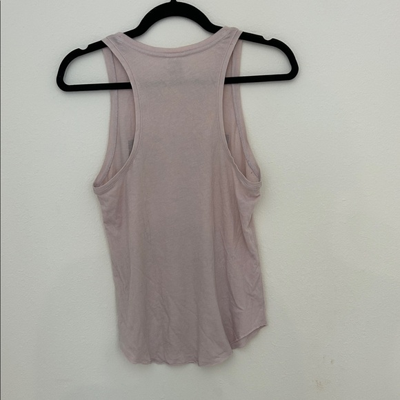 PINK Mauve Tank with Black 'PIZZA & CHILL' Graphic - Picture 2 of 3